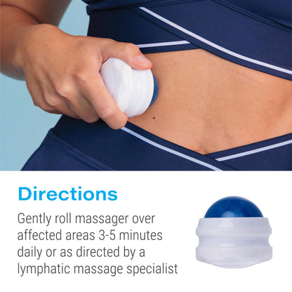 Lymphatic Drainage Massager, Fibro Roller Ball for Post Surgery Recovery