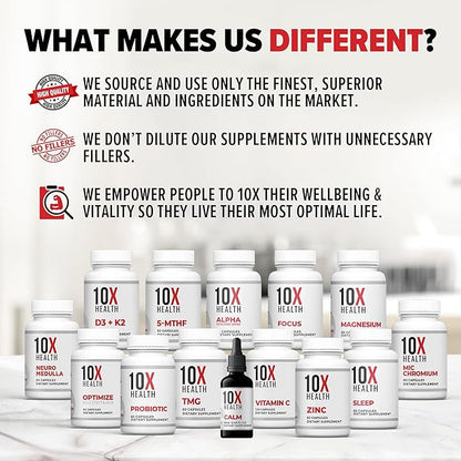 10X Health Amino Blend Pre Workout Powder for Men - Tropical Orange Flavor - EAA & BCAA Powder Amino Acids Supplement for Energy, Muscle Strength & Performance ??Pre and Post Workout - 30 Servings