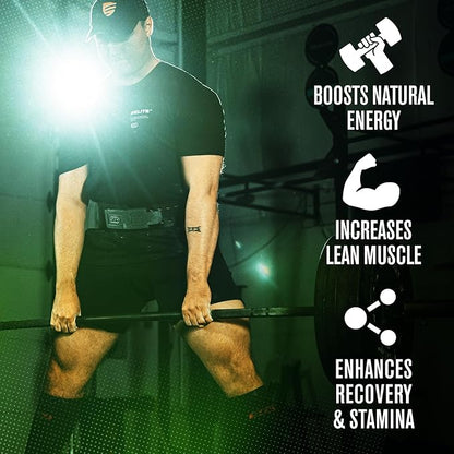 Jacked Factory Primasurge Max Testosterone Booster for Men - Natural Testosterone Supplement with Tongkat Ali, Fadogia Agrestis & Sensoril Ashwagandha - Test Booster for Muscle Mass - 90 Count
