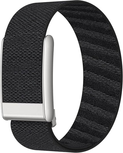 VeveXiao Stretchy Nylon Wristband Compatible with Whoop 5.0/Whoop MG Bands,Soft Stretchy Nylon Sports Loop Replacement Bands for Men Women, with Metal Frame Adjustable Connector