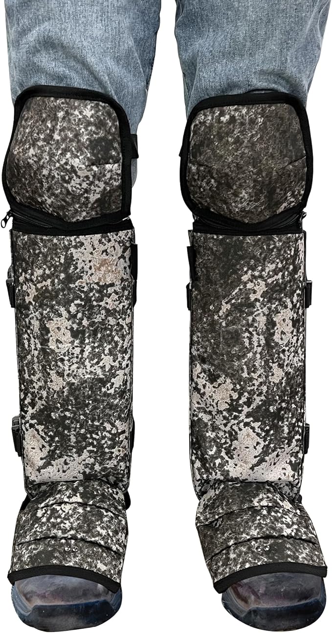 Snake Gaiters Leg Guards, Waterproof Snake Guards, Adjustable Snake Bite Protection for Lower Legs, Snake Chaps for Men&Women