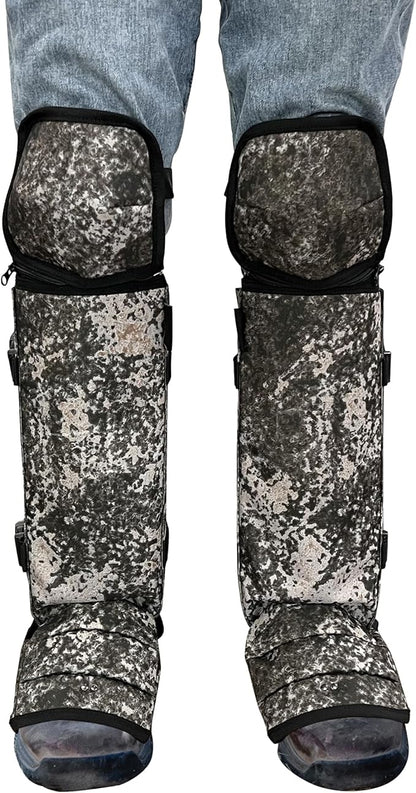 Snake Gaiters Leg Guards, Waterproof Snake Guards, Adjustable Snake Bite Protection for Lower Legs, Snake Chaps for Men&Women