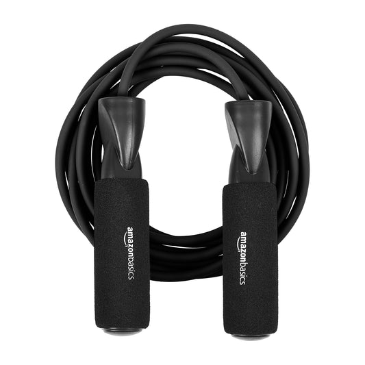 Amazon Basics Jump Rope for Exercise, Cardio and High-Intensity Training, Lightweight with