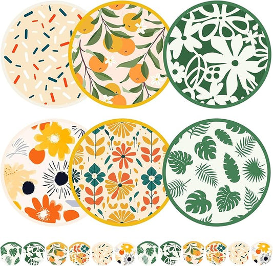 Mototo Foldable Flying Disc Fans, 36PCS Foldable Disc Fan 8 Inch Pop up Round Collapsible Hand Fan
