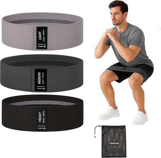 BodyForge Resistance Bands, Exercise Bands, Resistance Bands for Working Out, Work Out Bands with Handles for Men and Women Fitness, Strength Training Home Gym Equipment