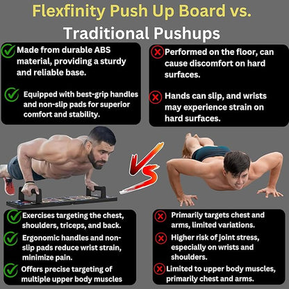 Push Up Board, Portable 25-In-1 Push up Board for Men, | Pilates Bar & Fitness Accessories with Resistance Bands & Ab Roller Wheel, Professional Strength Training Equipment For Man and Women