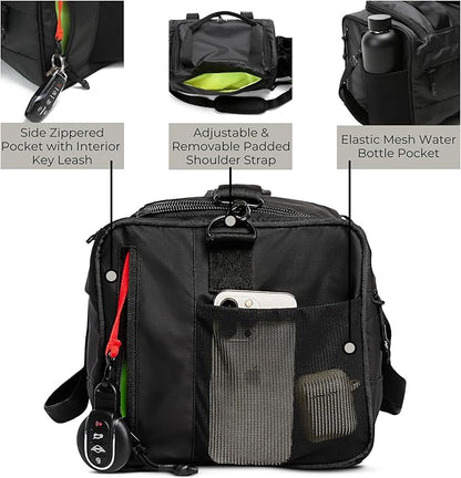 Vooray 22L Boost Duffle Bag – Small Gym Bag for Men and Women, Lightweight Travel Duffel with Shoe Compartment, Durable Sports Tote for Fitness, Training, Overnight Use, and Weekend Trips