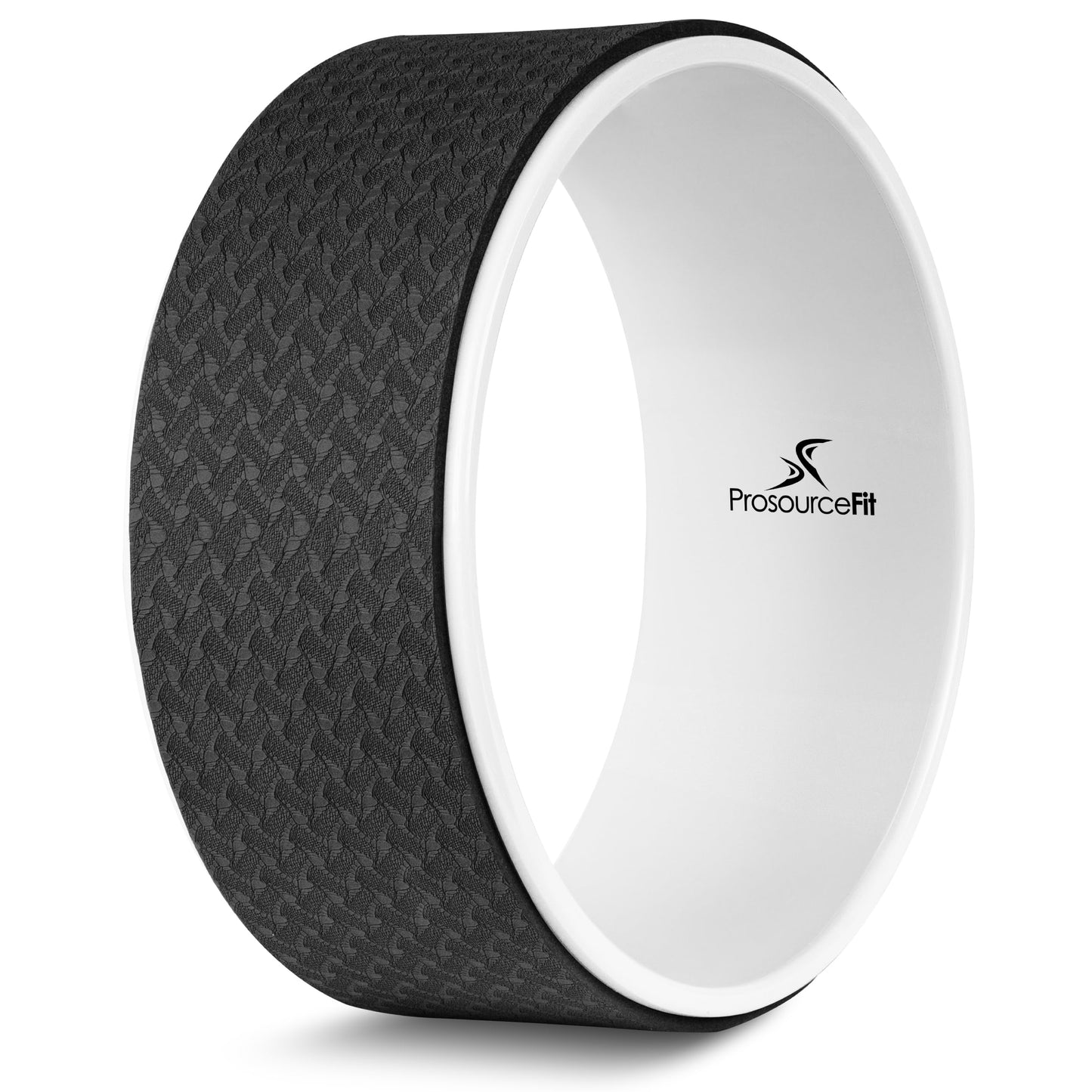 ProsourceFit Yoga Wheel - Black/White-ACA