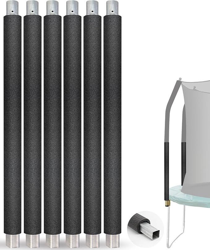 Trampoline Poles Replacement for Skywalker Or Jumpzylla,Galvanized Trampoline Enclosure Pole for Skywalker or Jumpzylla,Replace Parts#4201 4202 4135 OR for Jumpzylla 8ft 10ft&12ft 14ft