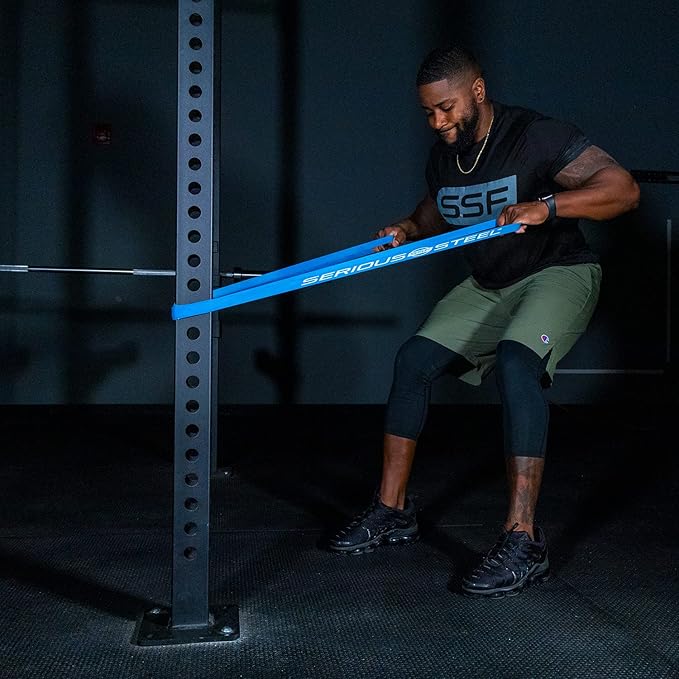 Serious Steel Fitness 32" Resistance Training Bands (Portable Exercise Band System Training Bands- Great for Individuals Under 5'10")