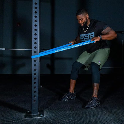 Serious Steel Fitness 32" Resistance Training Bands (Portable Exercise Band System Training Bands- Great for Individuals Under 5'10")