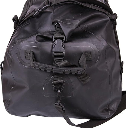 Waterproof Duffle Bag for Travel and Camping with Roll-Top Closure, Durable, All-Weather, and Versatile Dry Bag - Rockagator Mammoth Series (60 Liter, Black)