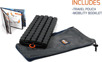 Morph Foam Roller (Alpha-Sage): Collapsible Travel Foam Roller for Pain Relief, Workout Muscle Recovery, Back Massager, Deep Tissue Leg Massage, Back Cracker, Stretcher; Small, Portable