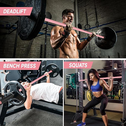 7ft Olympic Barbell, Weightlifting Barbell 28mm 45lb - 500/700/1000lbs Capacity with Smooth Spinning Sleeves, Olympic Bar Fits 2" Olympic Plates, for Snatch Clean Jerk - Home Gym Training