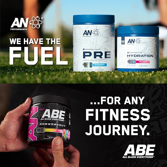 All Black Everything Pre Workout Powder | 30 Servings | Bubblegum Crush | 350mg Caffeine | Nootropic Pre-Workout Blend | Beta Alanine + Citrulline | Energy Supplement for Men and Women