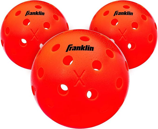 Franklin Sports X-40 Outdoor Pickleballs - Official Ball of USA Pickleball, APP Tour + US Open