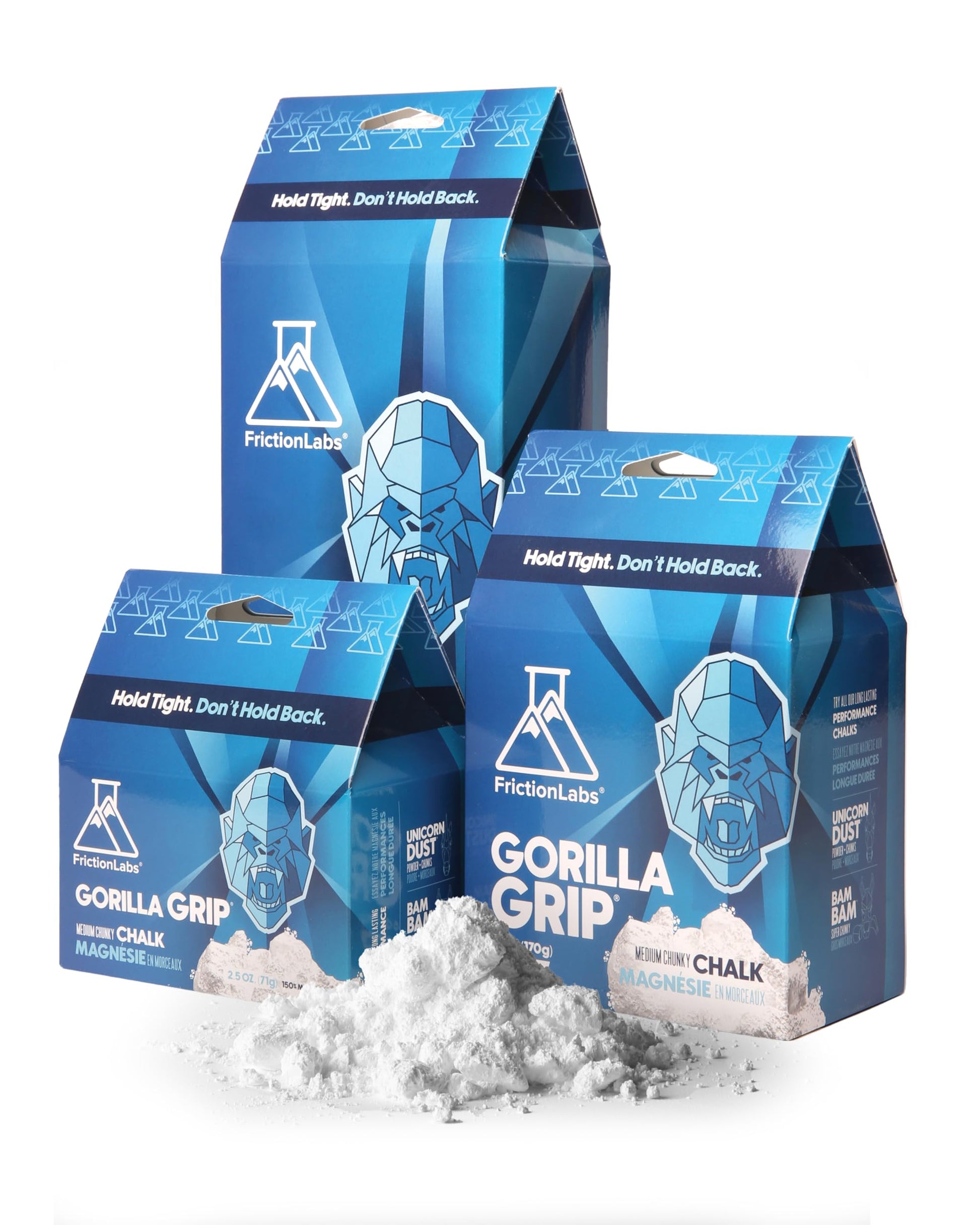 Friction Labs Gorilla Grip Loose Climbing Chalk, Chunky Texture