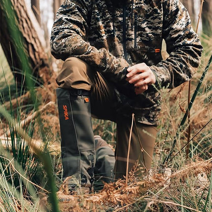 SPIKA Strike Snake Gaiters, Waterproof Snake Chaps for Hunting, Adjustable and Snake Resistent Leg Protective for Outdoors Hiking