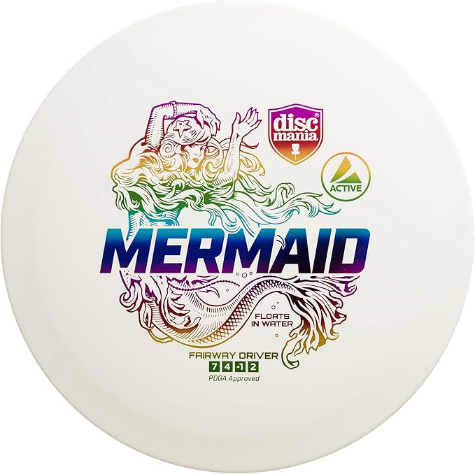 Discmania Disc Golf Set (5 Pack) | Active Line Disc Golf Starter Set | Shogun, Maestro, Magician, Mermaid & Mentor | Base Plastic, Easy to Throw | Ideal Gift for New Players (Colors May Vary)