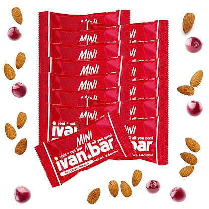 Protein Packed Energy Snack Bar | Provides Healthy Energy | Vegan, All Natural Ingredients | Soy, Dairy & Gluten Free (1.4 Ounce (Pack of 15 Bars), Tart Cherry)
