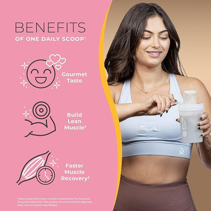 One Sol Lean Plant-Based Protein Powder, Pea & Brown Rice Protein, Low Carb, Vegan Friendly - Gluten, Lactose, & Soy Free - No Added Sugar, Non-GMO, Clean Nutrition, No Bloating (Horchata)