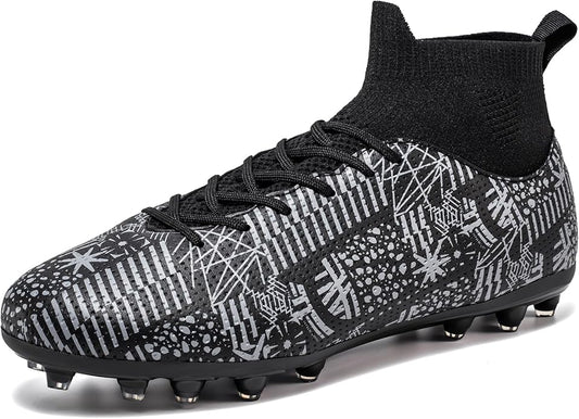 Adult Soccer Cleats Men Lightweight Football Boots Breathable Professional Sneaker Sport Athletic Ground Football Shoes