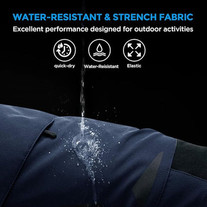 XKTTAC Men's Outdoor Quick Dry Lightweight Stretchy Shorts for Hiking, Tactical, Camping, Travel with 6 Pockets