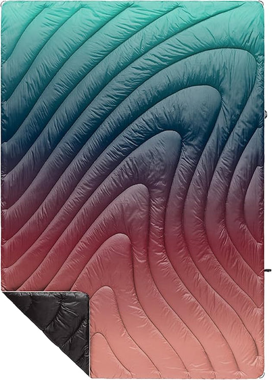 Rumpl Original Puffy Blanket - Warm, Water-Resistant Camping Blanket with 100% Recycled Synthetic