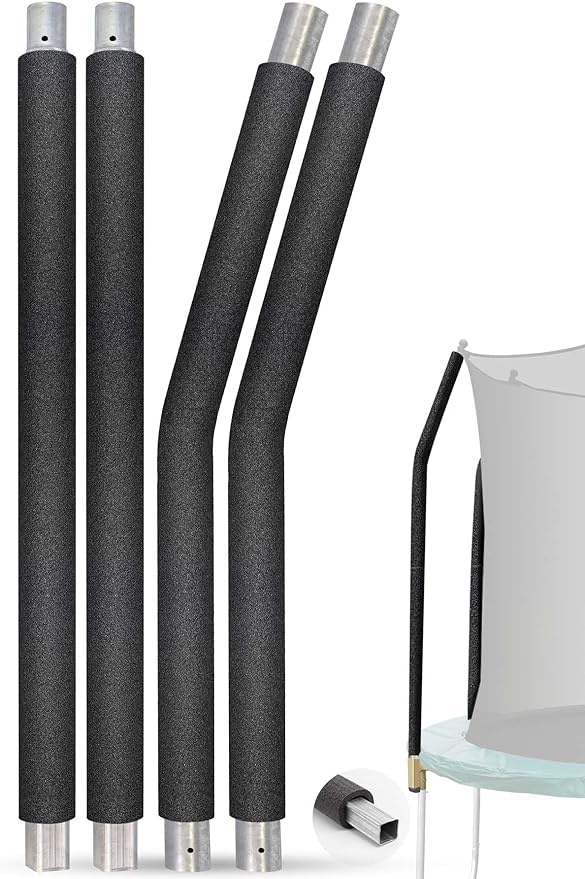Trampoline Poles Replacement for Skywalker Or Jumpzylla,Galvanized Trampoline Enclosure Pole for Skywalker or Jumpzylla,Replace Parts#4201 4202 4135 OR for Jumpzylla 8ft 10ft&12ft 14ft