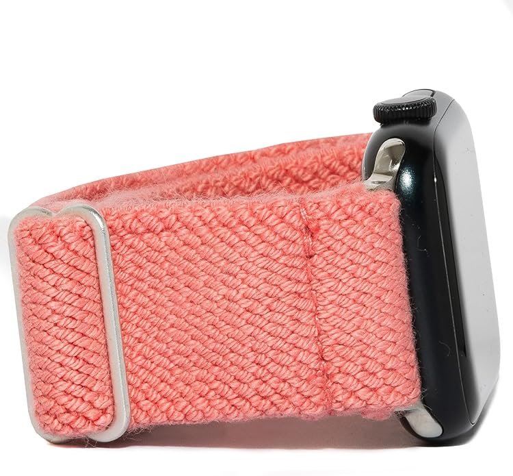 Braxley Bands - Organic Cotton Watch Bands For Women and Men, Compatible With All Apple Watch Sizes and Series - Washable, Sweat-Absorbent, Breathable Fit, Elastic Smart Watch Bands