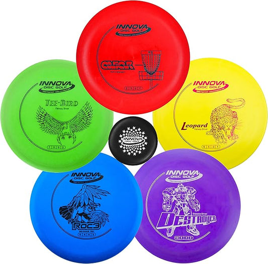 Innova Disc Golf Starter Set –Colors May Vary 160-180g – Disc Golf Putter, Disc Golf Driver