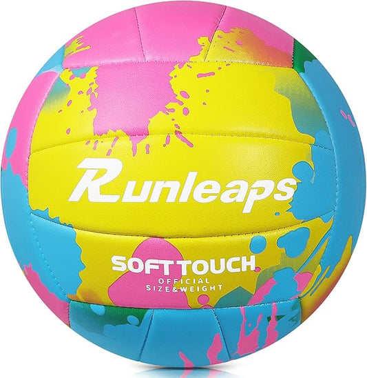 Beach Volleyball Official Size 5 Soft Waterproof Volleyball Sand Sports PU Ball for Indoor