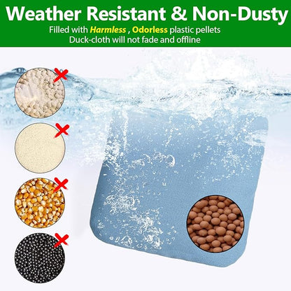 EunHo Cornhole Bags Set of 8 Regulation Size & Weight Corn Hole Bean Bags Official Professional All Weather for Tossing Game with Carry Case