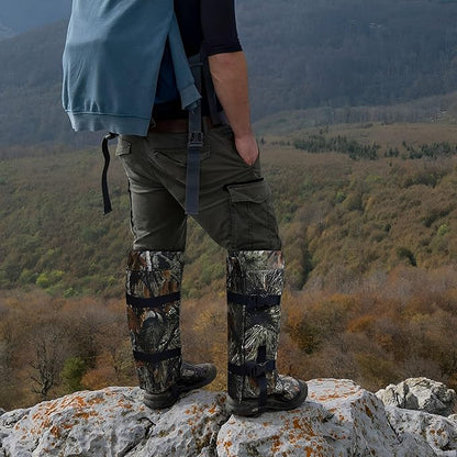 Snake Gaiters Leg Guards, Waterproof Snake Guards, Adjustable Snake Bite Protection for Lower Legs, Snake Chaps for Men&Women