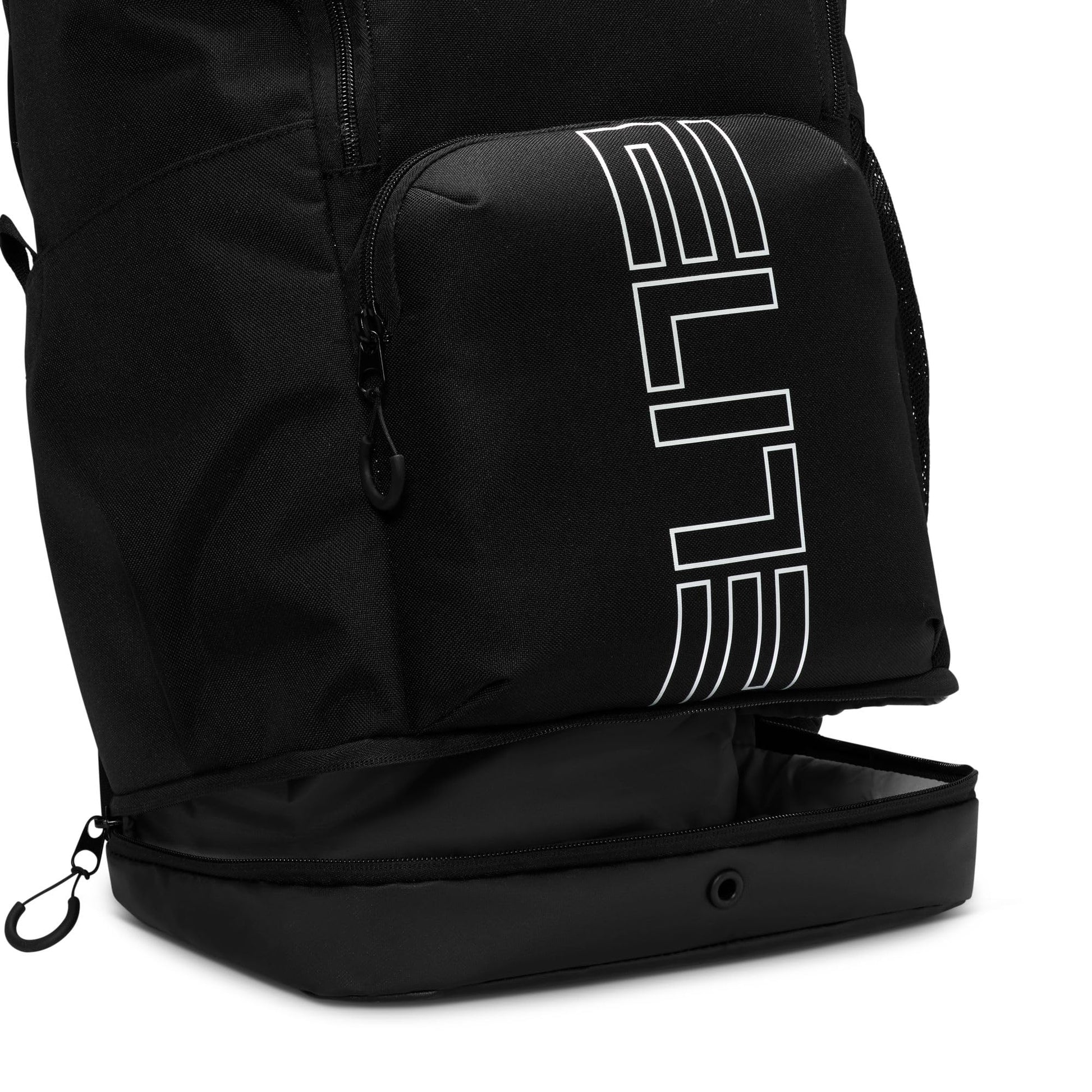 Nike, Unisex, Varsity Elite Backpack (32L), Black/Black/Metallic Silver, One Size