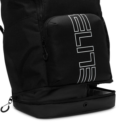 Nike, Unisex, Varsity Elite Backpack (32L), Black/Black/Metallic Silver, One Size