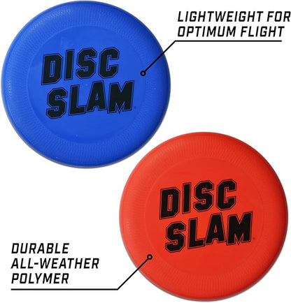 GoSports Disc Slam Game - Classic or PRO - Outdoor Disc Toss Yard and Beach Party Game