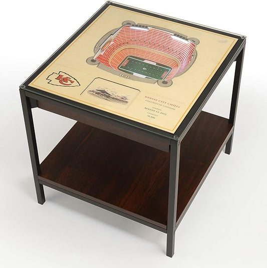 YouTheFan NFL 25-Layer StadiumViews Lighted End Table