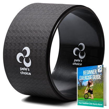 Extra Wide Jumbo Yoga Wheel - Wider, More Stable Back Roller