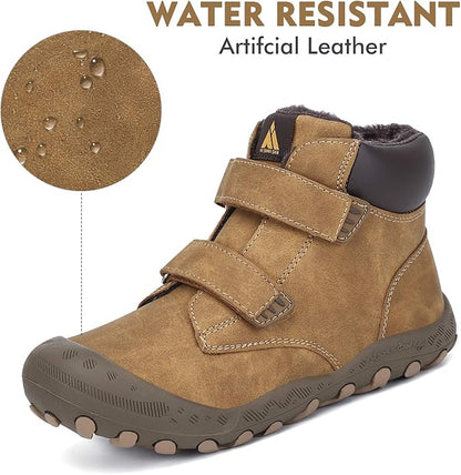 Mishansha Kids Hiking Boots Toddler Girls Boys Hiking Shoes Water-Resistant Anti-Collision Non-Slip Athletic Outdoor Trekking Boots