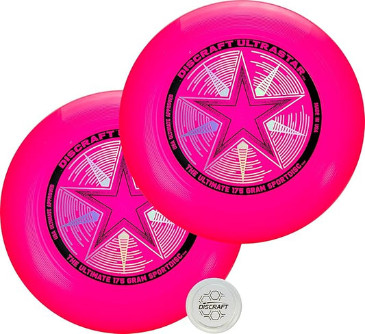 Discraft Ultrastar Ultimate Discs 1 & 2 Packs, Standard Size, for Competitive & Casual Play