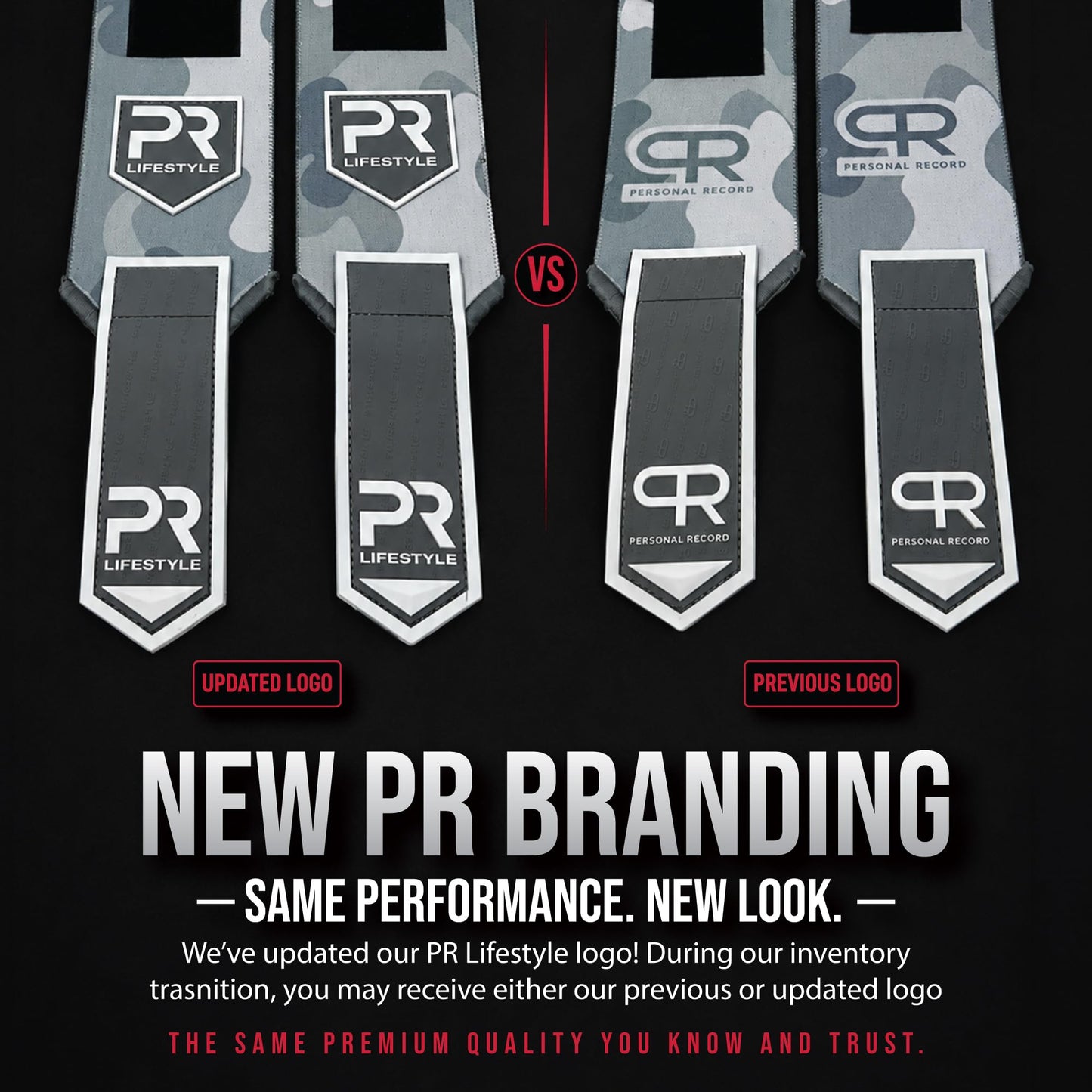 PR Personal Record Heavy Duty Premium Wrist Wraps, More Elasticity, Reinforced Stitching, Extra