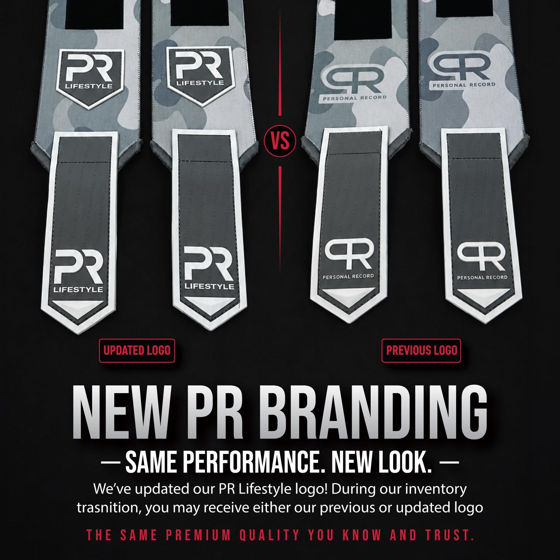 PR Personal Record Heavy Duty Premium Wrist Wraps, More Elasticity, Reinforced Stitching, Extra