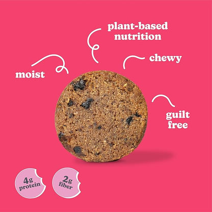 Love + Chew Soft Baked Protein Cookies, Gluten Free | (18) Count Cherry Almond Minis | Vegan, Paleo, Non GMO and Packed with Superfoods. - Individually Wrapped, and Made from High Protein Almonds - (1) Ounce Cookies