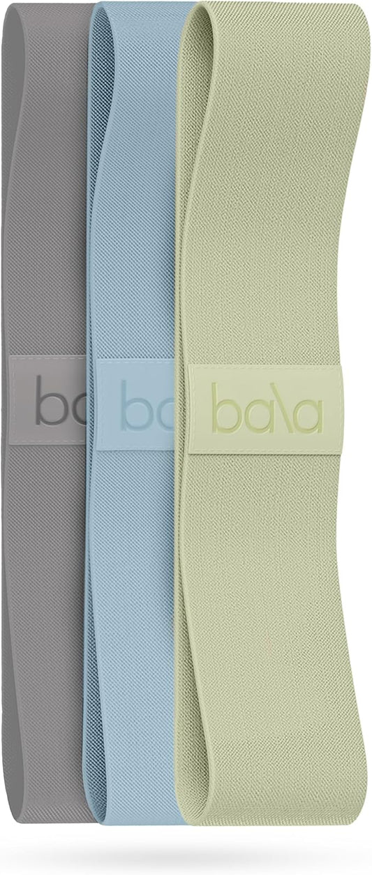 Bala Booty Bands Resistance Bands for Women & Men - Elastic Exercise Bands for Working Out - Wrist, Ankle, Legs & Booty Bands - Workout Resistance Bands for Yoga, Pilates, Strength Training