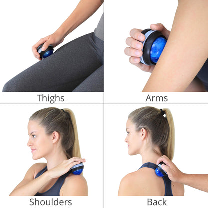 Body Back Massage Roller Ball - Body & Neck Massager for Muscle Recovery