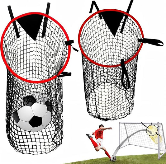PodiuMax Top Bins Soccer Target Goal, Easy to Attach and Detach to The Goal, Set of 2, for Shooting