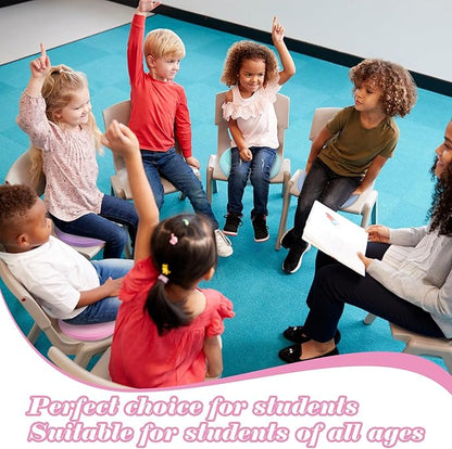 Libima 8 Pcs Wiggle Seat Inflated Wobble Cushion Sensory Seat Flexible Balance Board Balance Disc with Needle Pump for Men Women Physical Exercise Improving Posture Home Office