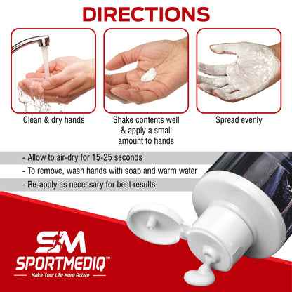 SPORTMEDIQ Pro Grade Liquid Chalk – Mess Free Professional Hand Grip for Gym, Weightlifting, Rock