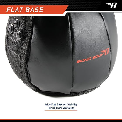 BIONIC BODY by Marcy Soft Kettlebell with Handle for Weightlifting, Conditioning, Strength and core Training